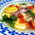 ペパーニョッキと海鮮入りライムスープ　　～Sopa de lima　～ by 青山　金魚さん