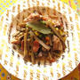 鶏肉とごぼうのクミン風味煮込み