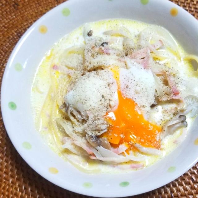 手間暇かけないクリームパスタ