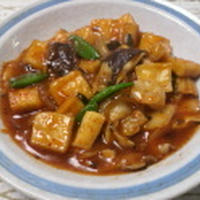 キムチと高野豆腐の八宝菜