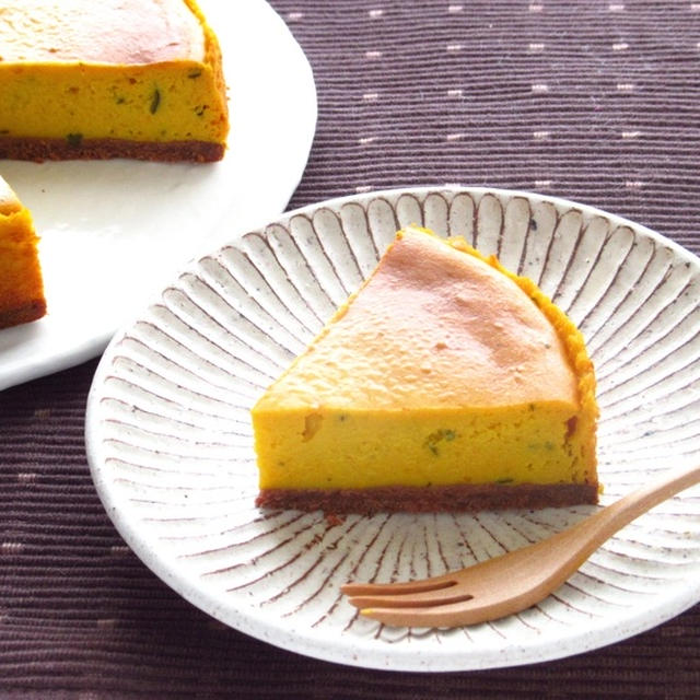 かぼちゃの米粉チーズケーキ レシピブログ