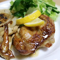鶏もも肉のレモンソテー