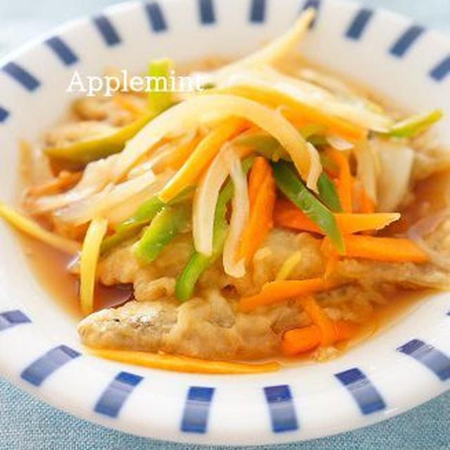 わかさぎ天の南蛮漬け定食