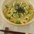 アボカドと梅の和風チーズうどん