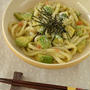 アボカドと梅の和風チーズうどん