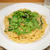 春菊とアンチョビのパスタ