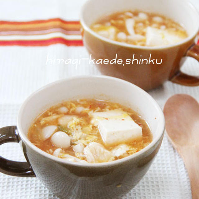 ダイエットにも ぷるるん鶏むね肉と豆腐のキムチスープ By Shinkuさん レシピブログ 料理ブログのレシピ満載