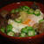 どて煮丼♪温泉卵と共に