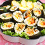 食べるとビビンバの味!豚カルビキンパ