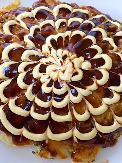 簡単に作れる♪ふわふわお好み焼き