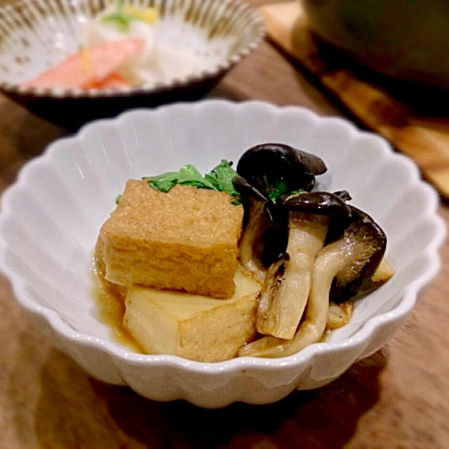 ひらたけと厚揚げの煮物 By 古尾谷 りかこさん レシピブログ 料理ブログのレシピ満載