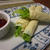 水菜の湯葉巻き