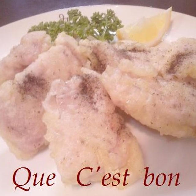 豚肉のさわやかレモン衣揚げ♪
