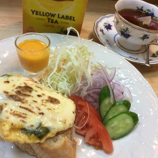 ひらめき朝食✨