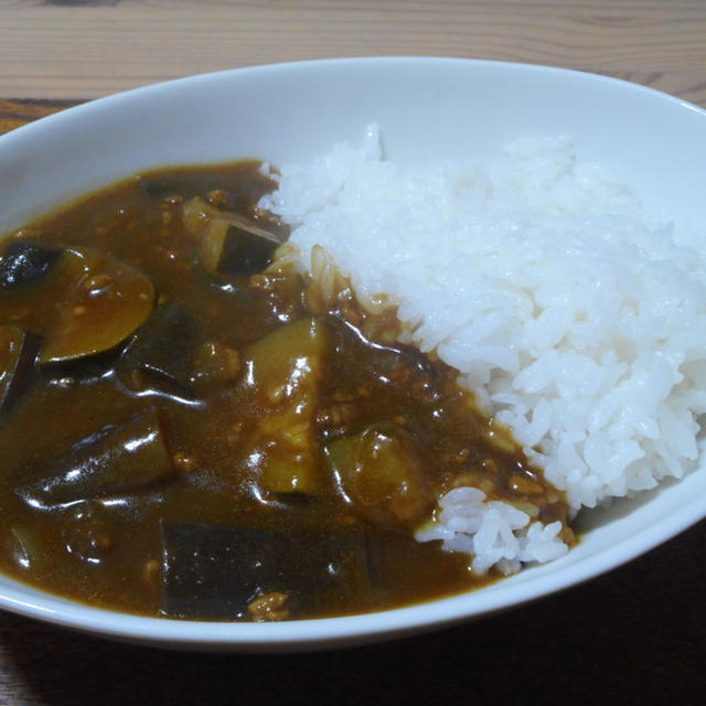 なすとズッキーニのカレー