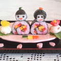 巻き寿司でお雛様 ♡ 簡単かわいいおひな祭り by BiBiすみれさん