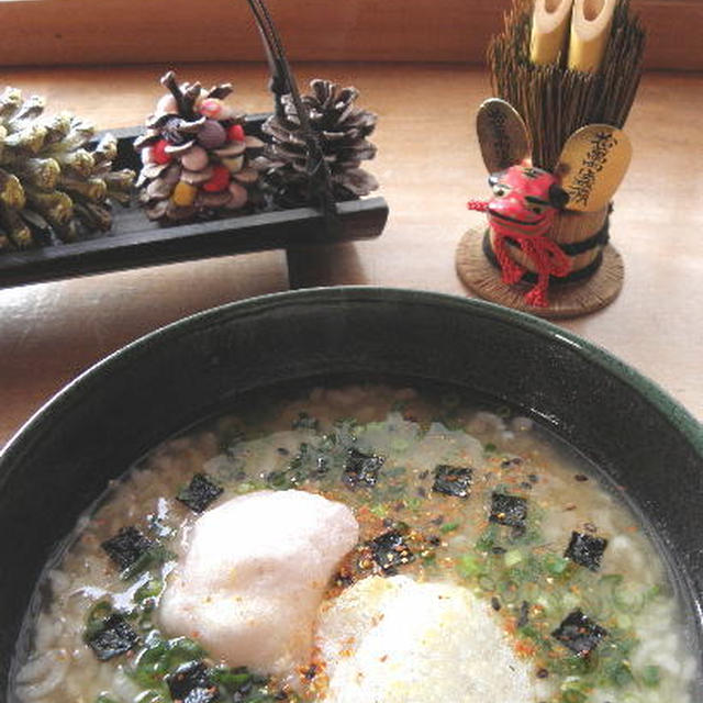 ◆あんかけ雑炊（焼き餅入り）◆