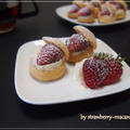 バレンタインにも☆プチシュー２種・バニラとチョコミント♪ by strawberry-macaronさん