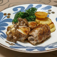 リンゴの豚肉巻き