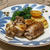 リンゴの豚肉巻き
