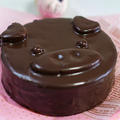 ブタさんチョコレートケーキ by monamiさん