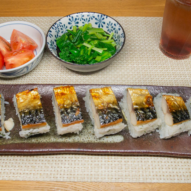 焼き塩鯖寿司