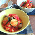 おうちで簡単イタリアン♪いかとズッキーニのトマトオリーブ煮 by kaana57さん