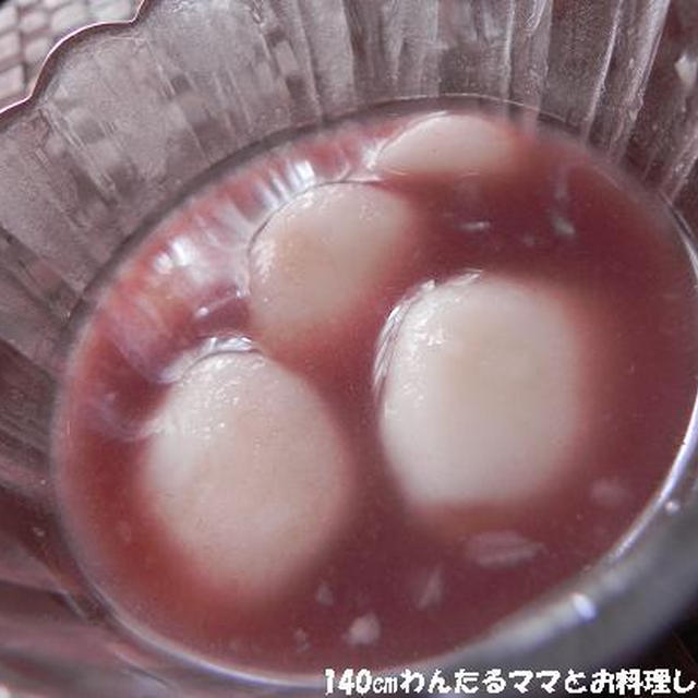 カルピスソフトで簡単★爽やか白玉ぜんざい