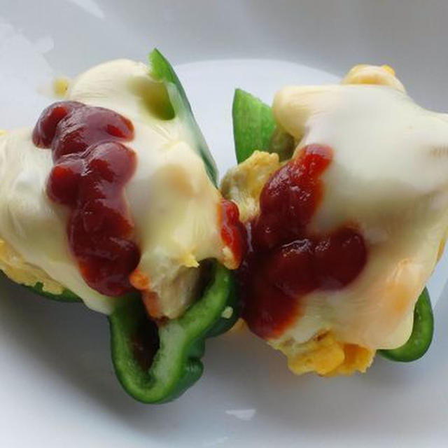 ピーマンの卵チーズ レシピブログ