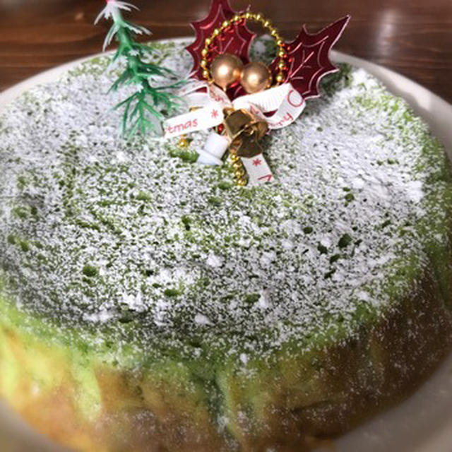 小松菜のグリーンケーキ