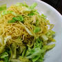 夫も私もヘアーカット ～ 春キャベツで塩焼きそば