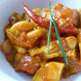きのうのおつまみ　　豆とトマトのカレー