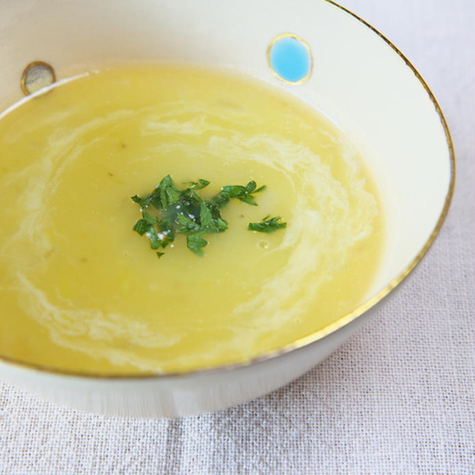 さつまいものポタージュ＆スープのレシピ。ミキサーなしで作るコツもの画像