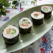 レンジで1分！ささみ海苔巻き わさびマヨ風味
