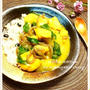 大根と油揚げの和風カレー　糸こんにゃく入り♪