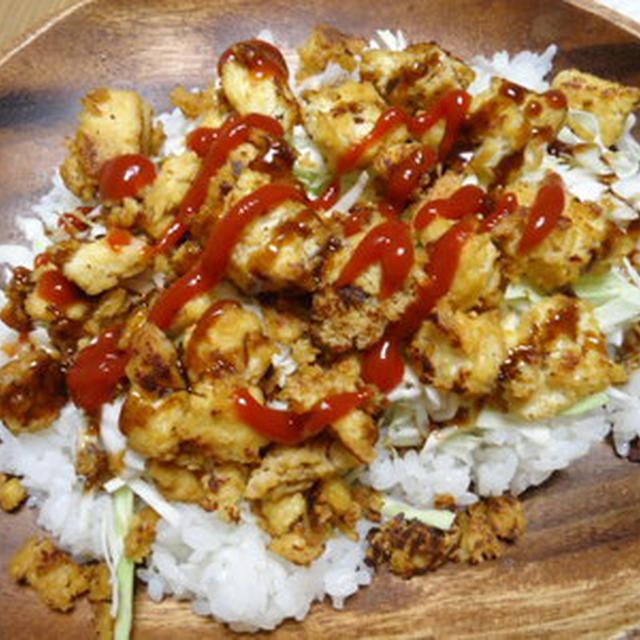 まるでカツ！豆腐で揚げないソースカツ丼