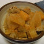 酒場風鶏皮の煮込み・いかと大根の葉のごまおろし和え・白菜とツナの塩昆布炒め煮