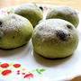 黒豆入り♡抹茶お豆腐パン♡二次発酵なし