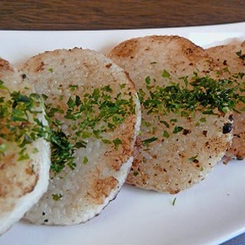 長芋の、青海苔焼き