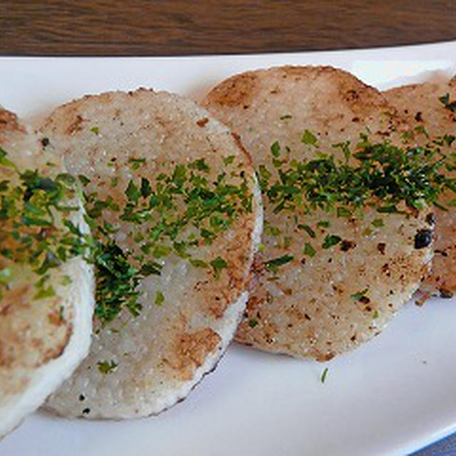 長芋の、青海苔焼き