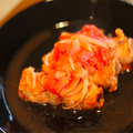 ルクエde厚揚げの豚肉ロールのトマト煮