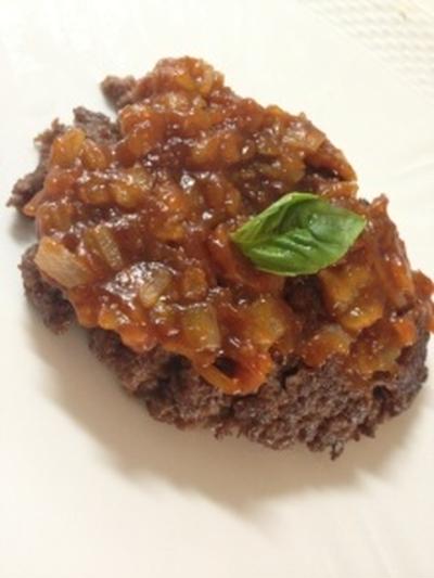 ローストビーフをアレンジしたハンバーグ☆