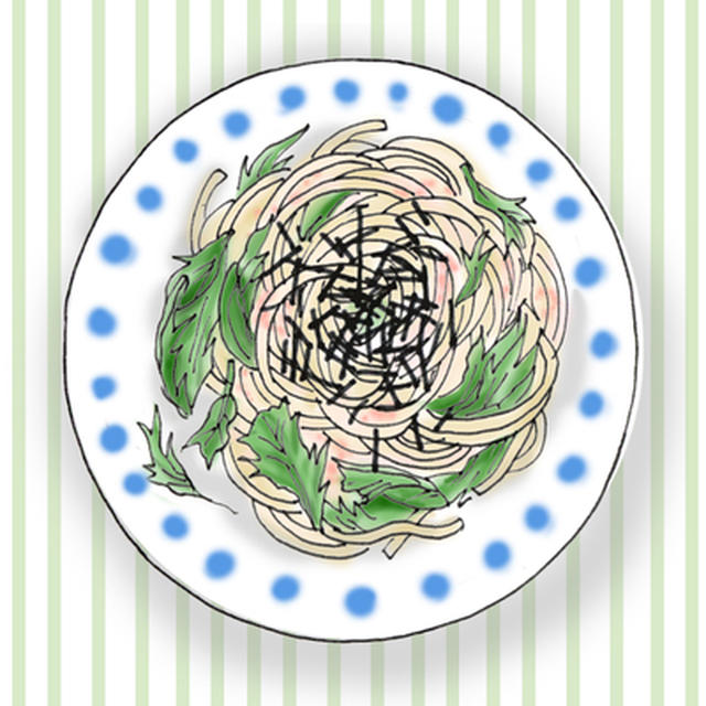 明太子水菜パスタ