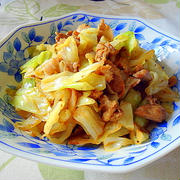 " 豚肉とキャベツのオイスターソース炒め "