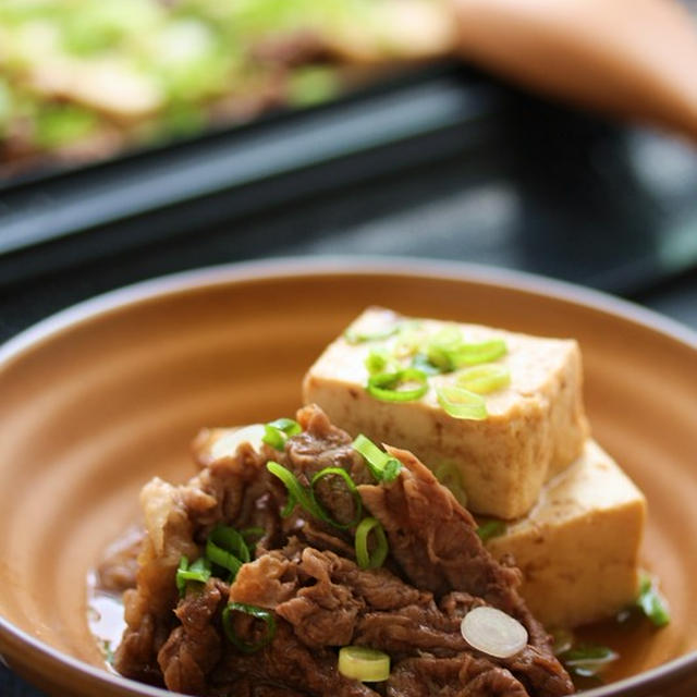 スチームケースですき焼き風肉豆腐 By あきほさん レシピブログ 料理ブログのレシピ満載