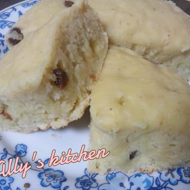 ホットケーキミックスと山芋のレーズン蒸しパン By ハミルトンさん レシピブログ 料理ブログのレシピ満載