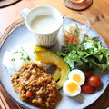 トマトのドライカレー・プレート。