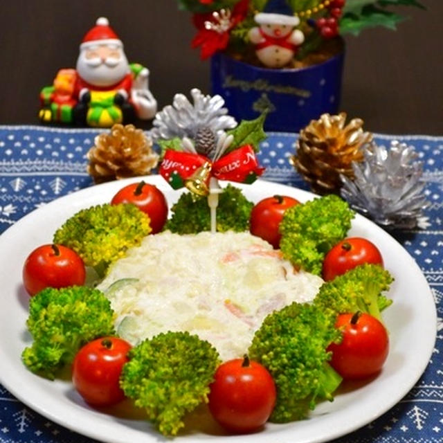 クリスマスに 簡単 ブロッコリーリース By とまとママさん レシピブログ 料理ブログのレシピ満載