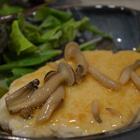 とろーりキノコあんかけ豆腐ハンバーグ♪