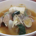 あさりと豆腐の韓国風ピリ辛スープ♪ by ミホ＠テニアンさん